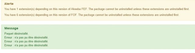Cliquez sur l'image pour l'afficher en taille normale  Nom : errorAkeeba_desinstallation.png  Affichages : 1  Taille : 95,2 Ko  ID : 2033873